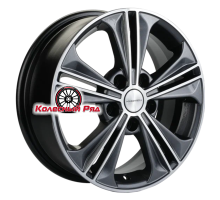 Khomen Wheels 6x16/5x114,3 ET43 D67,1 KHW1603 (Creta/Seltos) Gray-FP