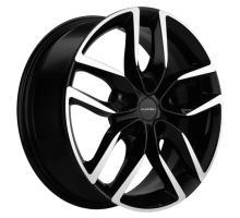 Khomen Wheels 6,5x17/5x112 ET38 D57,1 KHW1708 (Kodiaq/Tiguan) Black-FP