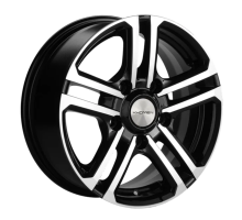 Khomen Wheels 6,5x16/5x139,7 ET35 D98,5 KHW1602 (Niva 4x4 Bronto) Black-FP