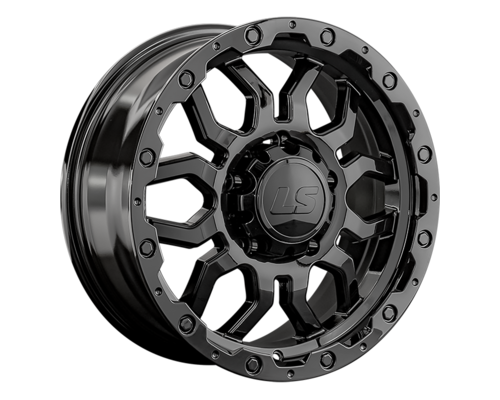 Купить диски LS 8x17/5x150 ET45 D110,1 1285 BK (конус, Колпак+лого) от производителя LS в Казани
