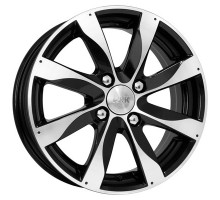 K&K 5,5x14/4x100 ET39 D56,6 Джемини-оригинал (КС480) Алмаз черный