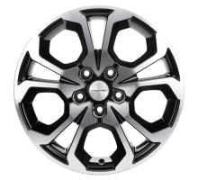 Khomen Wheels 6,5x17/5x114,3 ET50 D66,1 KHW1711 (Arkana/Kaptur) Black-FP