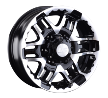 LS 6,5x15/6x139,7 ET0 D106,1 894 BKF (конус, Колпак+лого)