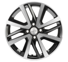 Khomen Wheels 6x16/4x100 ET47 D56,6 KHW1609 (Nexia) Black-FP