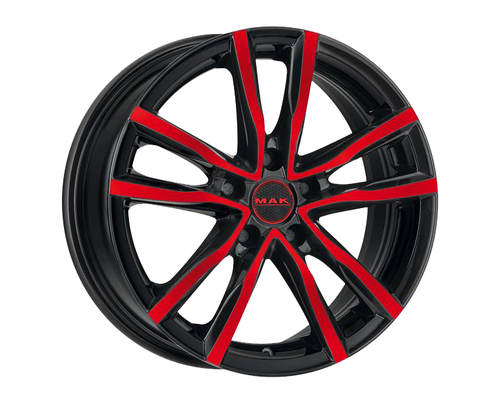 Купить диски MAK 6,5x16/5x112 ET45 D76 Milano Black Red Face от производителя MAK в Казани