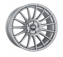 OZ 8x18/5x112 ET35 D75 Superturismo LM Matt Race Silver + Black Lettering