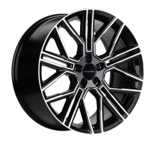 Khomen Wheels 9,5x21/5x114,3 ET40 D64,1 KHW2101 (Tesla) Black-FP