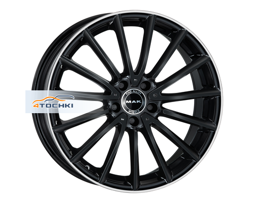 Купить диски MAK 8x19/5x112 ET43 D66,6 Komet Gloss Black Mirror Ring от производителя MAK в Казани