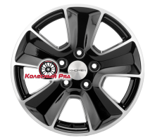 Khomen Wheels 6,5x16/5x114,3 ET50 D66,1 KHW1601 (Renault/Nissan) Black-FP