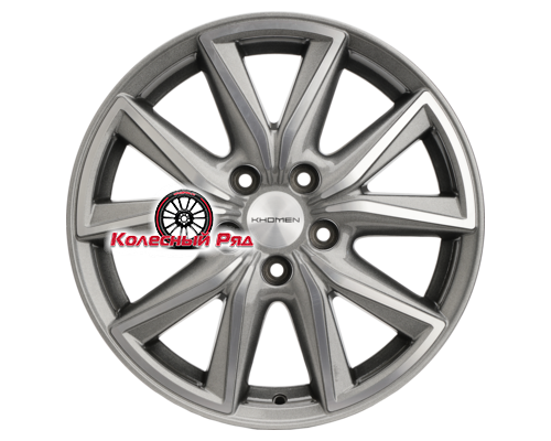 Купить диски Khomen Wheels 7x17/5x114,3 ET53 D67,1 KHW1706 (Ceed) G-Silver-FP от производителя Khomen Wheels в Казани