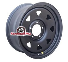 Off-Road Wheels 8x18/5x139,7 ET20 D110 УАЗ, ГАЗ Соболь, Dodge Ram 1500 Черный матовый (треуг. мелкий)