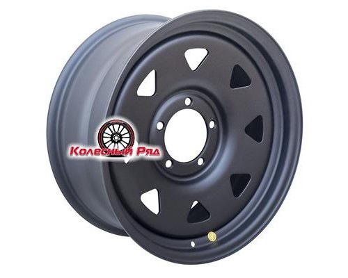 Купить диски Off-Road Wheels 8x18/5x139,7 ET20 D110 УАЗ, ГАЗ Соболь, Dodge Ram 1500 Черный матовый (треуг. мелкий) от производителя Off-Road Wheels в Казани