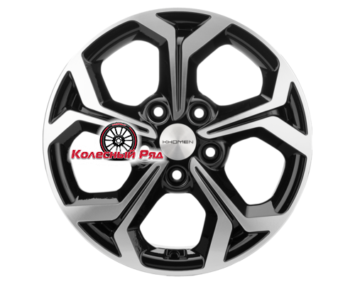 Купить диски Khomen Wheels 6,5x16/5x114,3 ET50 D67,1 KHW1606 (Huyndai/Kia) Black-FP от производителя Khomen Wheels в Казани