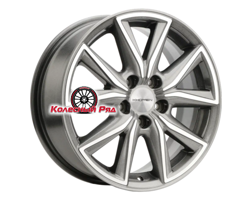 Купить диски Khomen Wheels 7x17/5x108 ET40 D54,1 KHW1706 (Jac/Москвич 3) Gray-FP от производителя Khomen Wheels в Казани