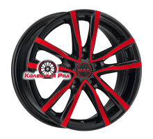 MAK 6,5x16/5x114,3 ET40 D76 Milano Black Red Face