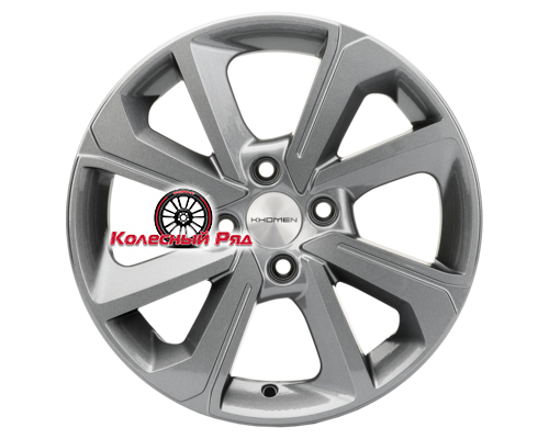 Купить диски Khomen Wheels 6x15/4x100 ET46 D54,1 KHW1501 (Rio/Solaris) Gray от производителя Khomen Wheels в Казани