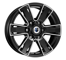 K&K 7x17/6x139,7 ET33 D100,1 Севенна (КС726) Алмаз черный