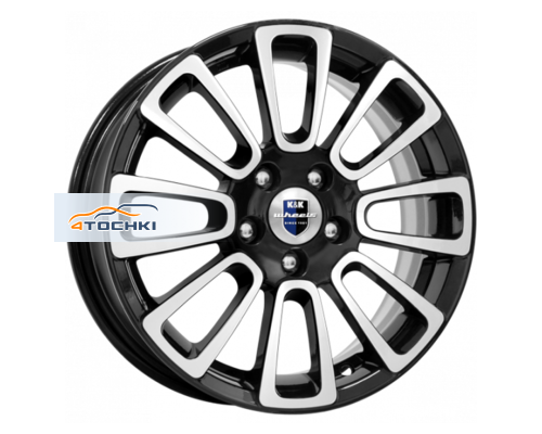Купить диски K&K 6x15/4x100 ET45 D56,6 Неман-оригинал (КС717) Алмаз черный от производителя K&K в Казани