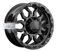LS 8x17/5x150 ET45 D110,1 1285 BK (конус, Колпак+лого)