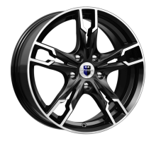 K&K 7x17/5x112 ET40 D57,1 Солар-оригинал (КС875) Алмаз черный SK