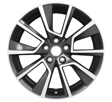 Khomen Wheels 7x18/5x112 ET45 D57,1 KHW1802 (Karoq) Black-FP