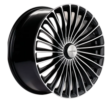 Khomen Wheels 8,5x20/5x112 ET43 D66,6 KHW2008 (Mercedes Front) Black-FP