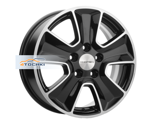 Купить диски Khomen Wheels 6,5x16/5x114,3 ET46 D67,1 KHW1601 (Mitsubishi) Black-FP от производителя Khomen Wheels в Казани