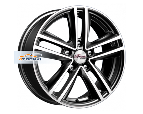 Купить диски iFree 6,5x16/5x114,3 ET45 D60,1 Катар (КС885) Блэк Джек от производителя iFree в Казани Купить диски iFree 6,5x16/5x114,3 ET45 D60,1 Катар (КС885) Блэк Джек от производителя iFree в Казани