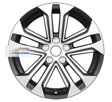 Khomen Wheels 7x18/5x114,3 ET38 D67,1 KHW1803 (Outlander) Black-FP