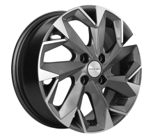 Khomen Wheels 5,5x14/4x100 ET43 D67,1 KHW1402 (Solaris/Logan/Rio) Gray-FP