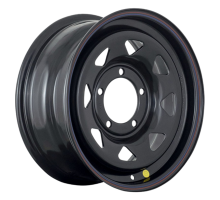 Off-Road Wheels 7x16/5x139,7 ET35 D110 УАЗ (треуг. мелкий) Черный (с увелич. полкой)