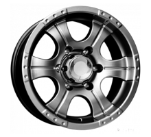 K&K 8x16/5x139,7 ET-15 D110,1 Байконур Джип-рейд (КС465М) Дарк платинум
