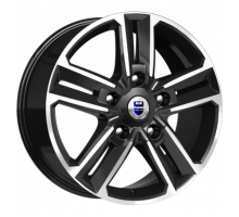 K&K 8x18/5x114,3 ET50 D66,1 Backfire (КС763M) Алмаз черный