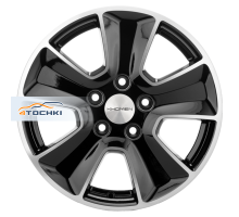 Khomen Wheels 6,5x16/5x114,3 ET50 D67,1 KHW1601 (Huyndai/Kia) Black-FP