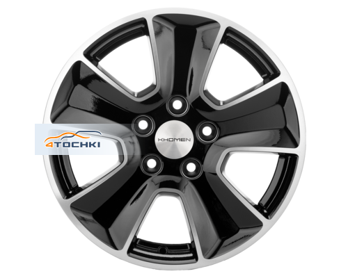 Купить диски Khomen Wheels 6,5x16/5x114,3 ET50 D67,1 KHW1601 (Huyndai/Kia) Black-FP от производителя Khomen Wheels в Казани
