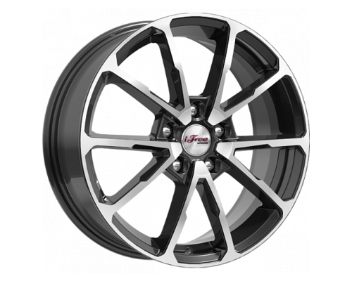 Купить диски iFree 6,5x17/5x114,3 ET45 D67,1 Skibidi (КС909) Блэк Джек от производителя iFree в Казани