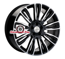 Khomen Wheels 8,5x20/5x108 ET45 D63,4 KHW2004 (Velar) Black-FP