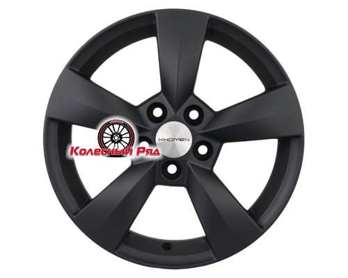 Купить диски Khomen Wheels 6x15/5x100 ET40 D57,1 KHW1504 (Polo) Black matt от производителя Khomen Wheels в Казани