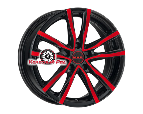 Купить диски MAK 7x17/5x114,3 ET40 D76 Milano Black Red Face от производителя MAK в Казани